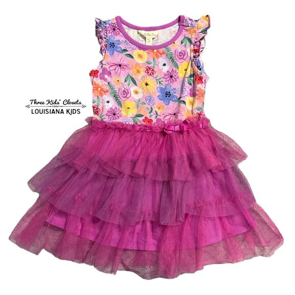 Matilda Jane Sz 4 Fairy Garden Frenchie Dress